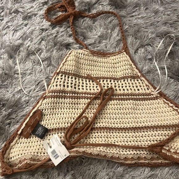 Knit halter top - Picture 3 of 4